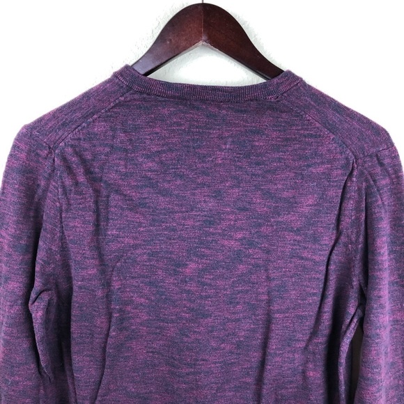 Express Womens Sweater, Purple Vneck Medium - Picture 7 of 8